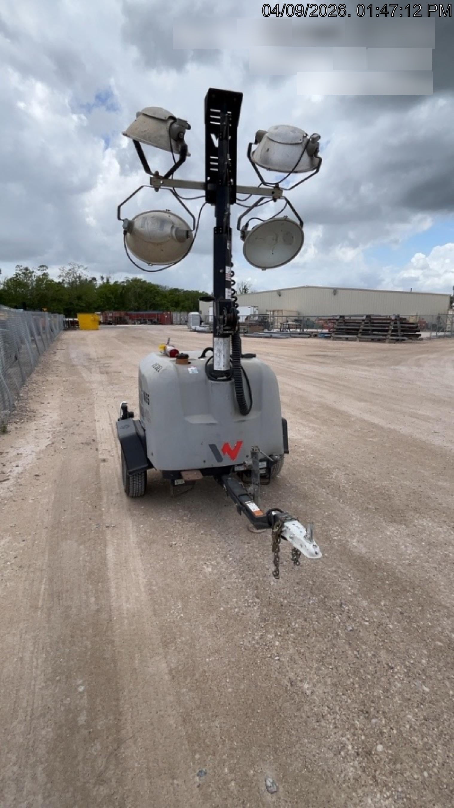 2018 Wacker Neuson LTV6L-MH Wacker Neuson LTV6L Mobile Light Tower w/Fuel Level Sensor Installed