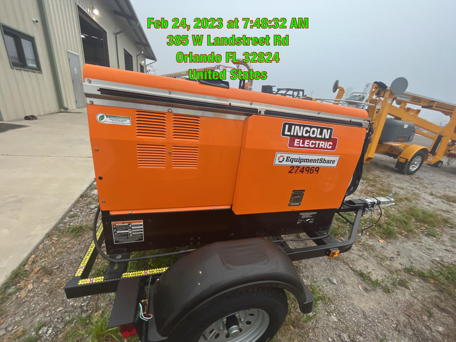 2022 Lincoln Electric LE400 Kubota V1505, Trlr, Cable Rack, Light Kit, ES Decals, T3