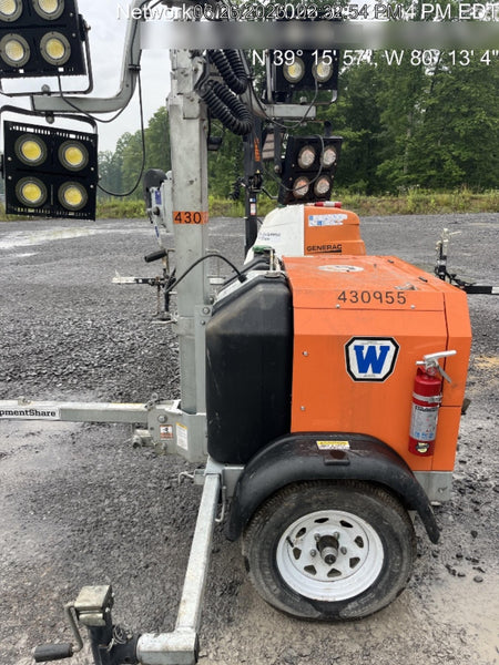 2024 Wanco WLTT-4MM4K Diesel, Deep Sea Controller, Shore Power Plug, Auto Start, (4) 350W LED Floodlights, 4kW Generator, 60 Gal Fuel Tank, 2" Ball, T3