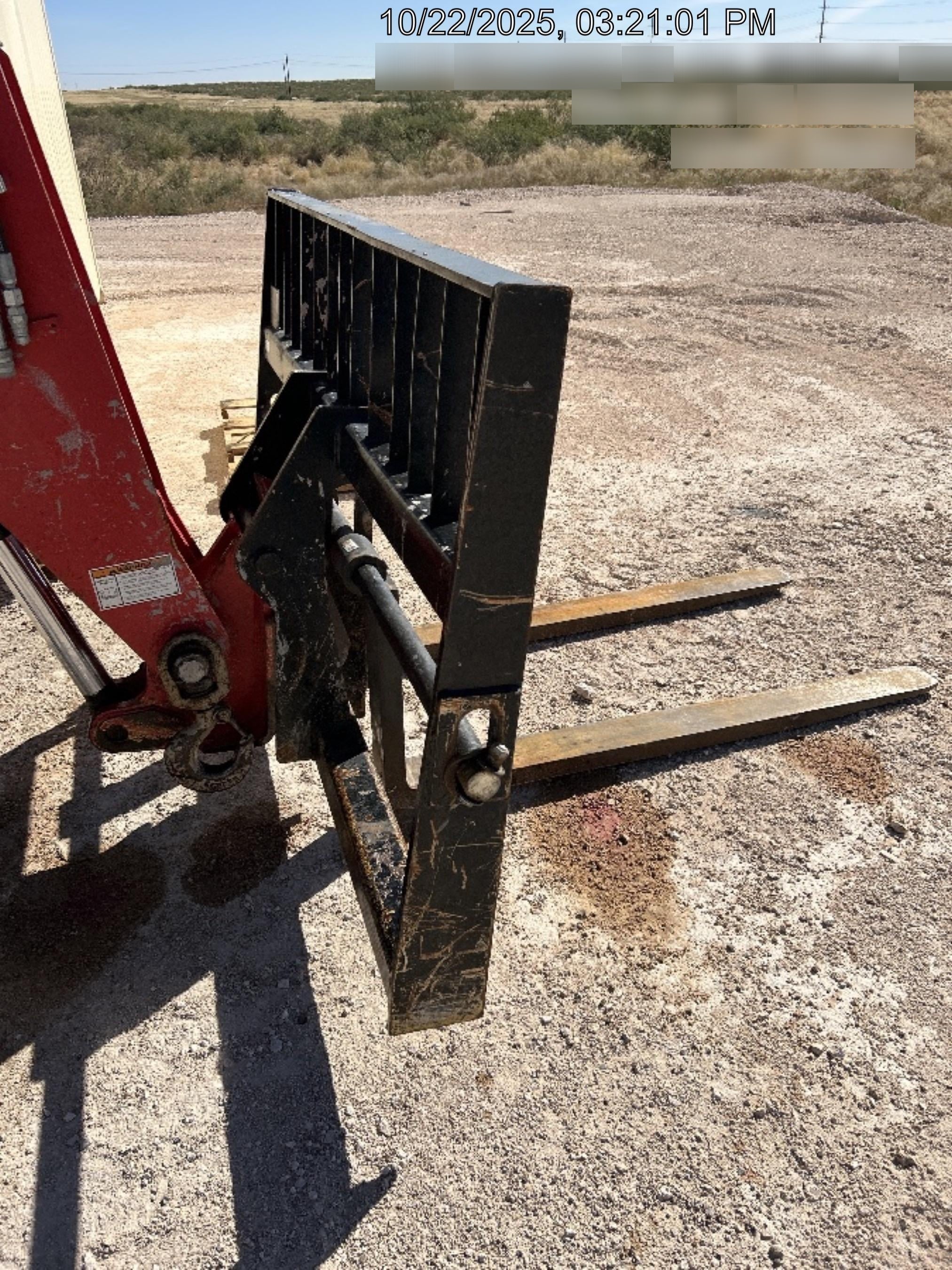2019 Manitou MTA10055 MTA10055 - 120 HP T4, Canopy, Worklights/Strobe, Beacon, 66" Carriage, 60" Forks, Solid Tires, Lift Hook, Aux Hydraulics