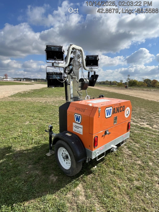 2024 Wanco WLTT-4MM4K Diesel, Deep Sea Controller, Shore Power Plug, Auto Start, (4) 350W LED Floodlights, 4kW Generator, 60 Gal Fuel Tank, 2" Ball, T3