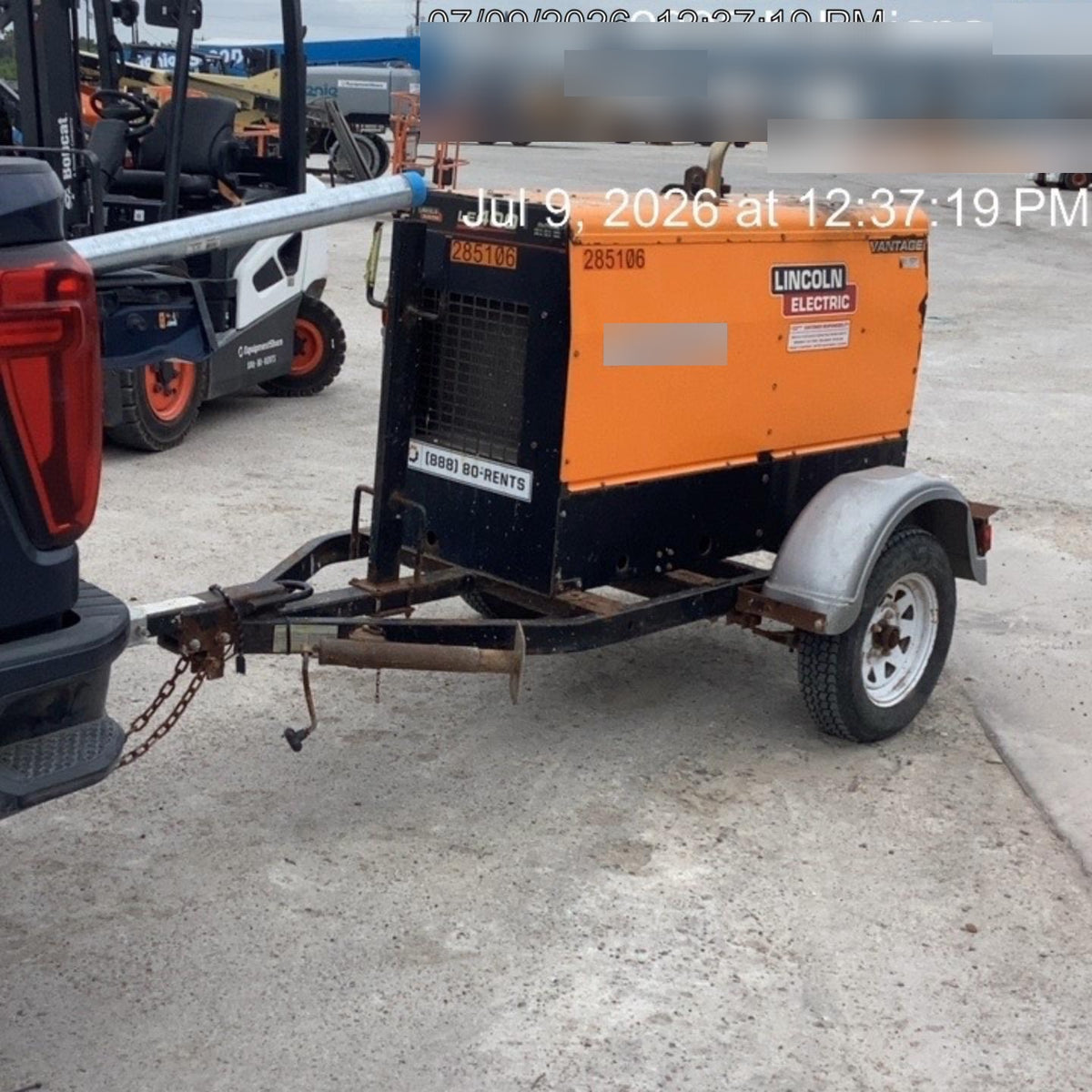 2022 Lincoln Electric LE400 Kubota V1505, Trlr, Cable Rack, Light Kit, ES Decals, T3