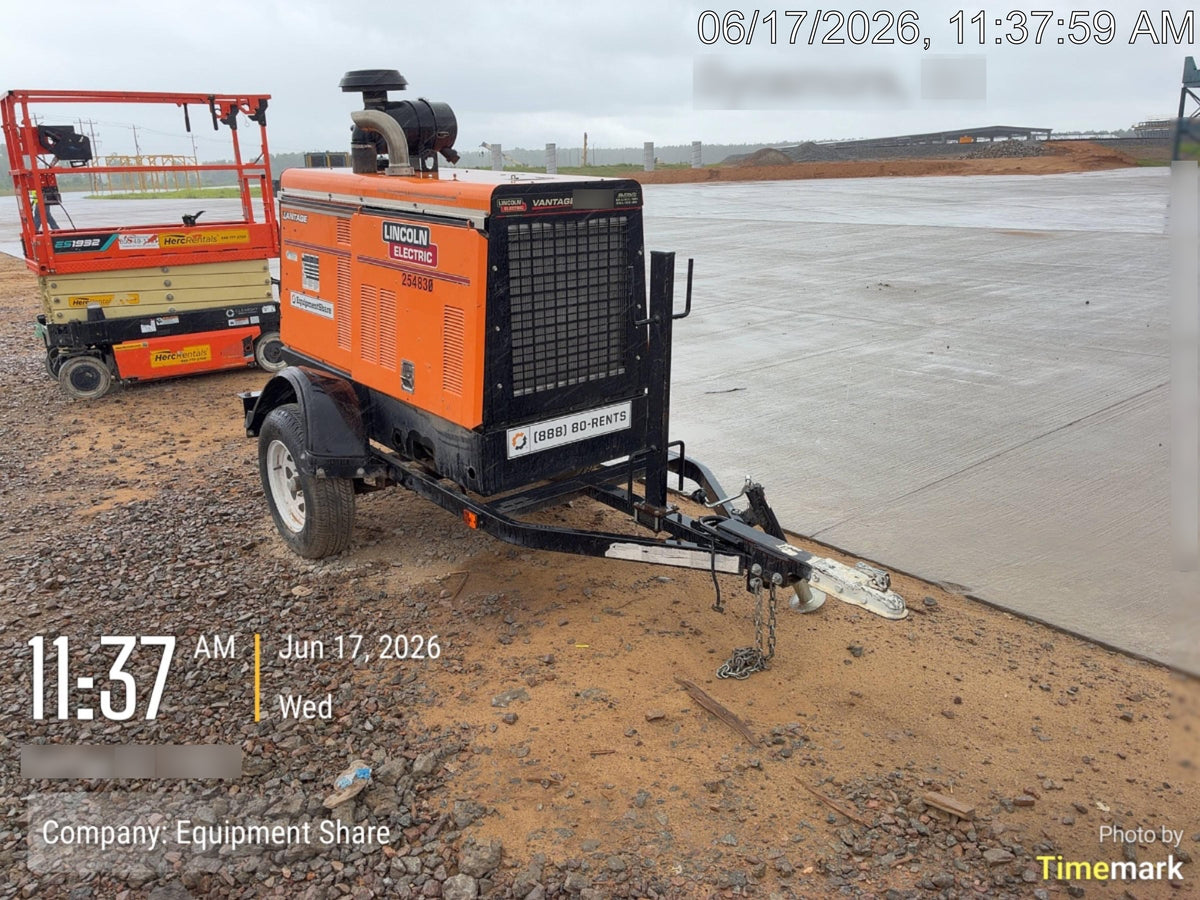 2022 Lincoln Electric Vantage 549X Crosslink Technology, Trailer Mounted, ES Decals, T3