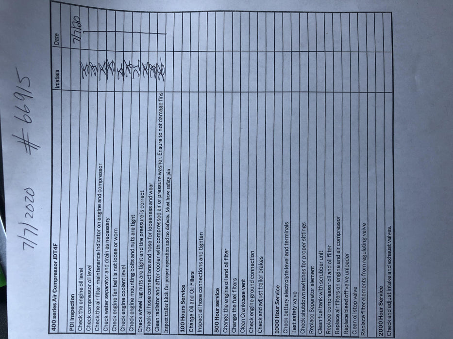 2020 ATLAS COPCO XATS 400 PFF