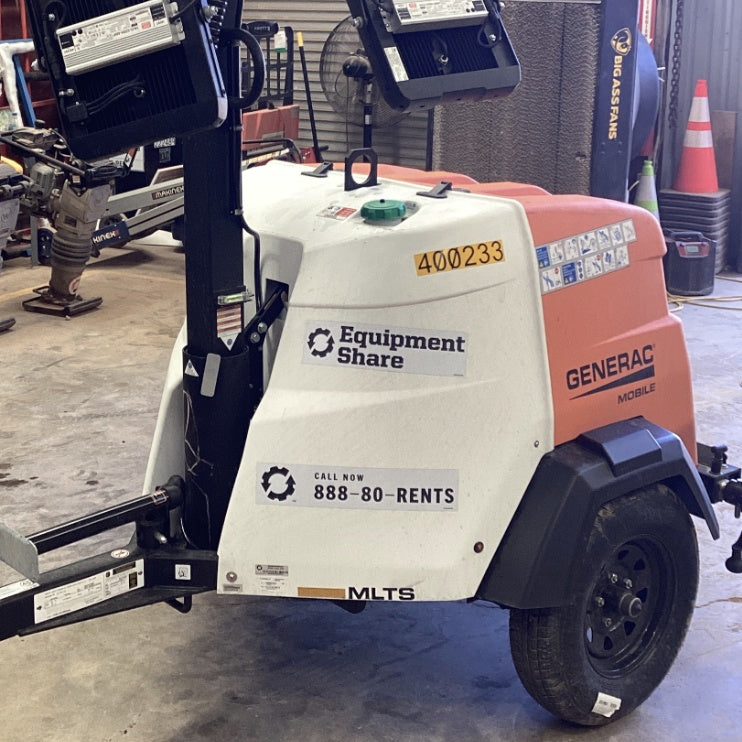 2024 Generac MLT2 Diesel, Flex Switch 120V Input, Powerzone Controller, 
(4) 320W LED Lights, 4kW Generator, 39.9 Gal Fuel Tank, 2" Ball, T3