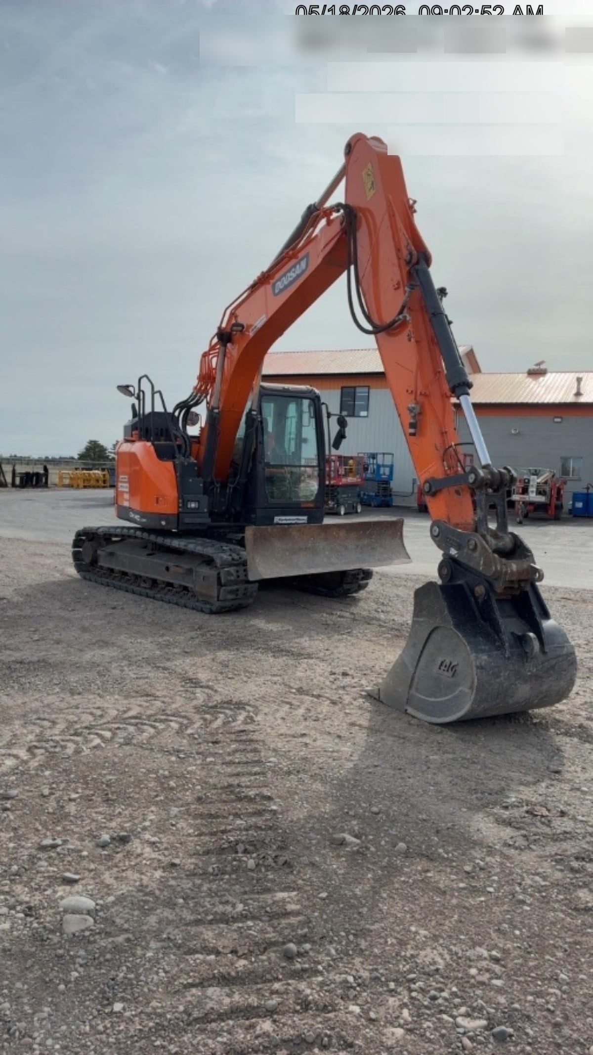 2019 DOOSAN DX140LCR-5