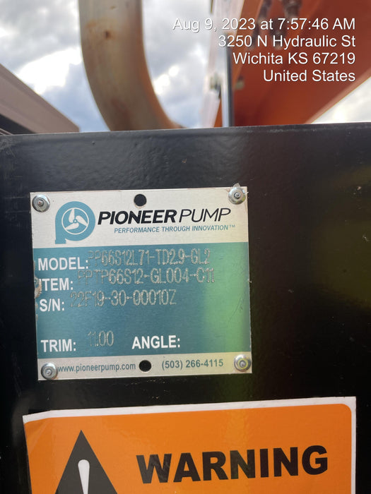 2022 PIONEER PP66S12L71-TD2.9L4