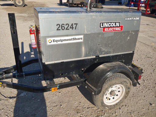 2019 Lincoln Electric Vantage 322 Lincoln Vantage 322 Welder w/Trailer, Light Kit, Cable Rack