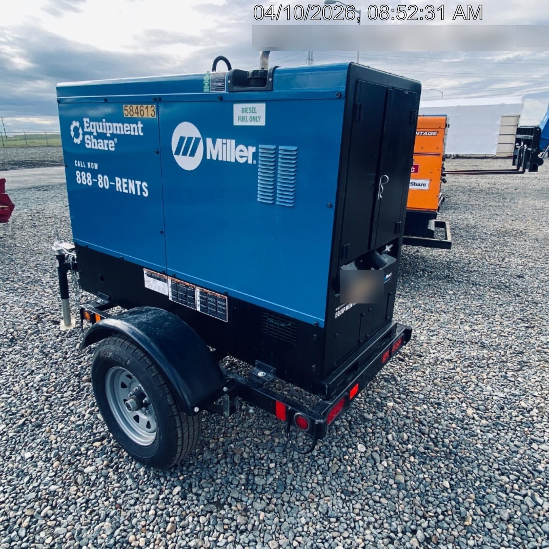 2025 MILLER ELECTRIC BIG BLUE 500