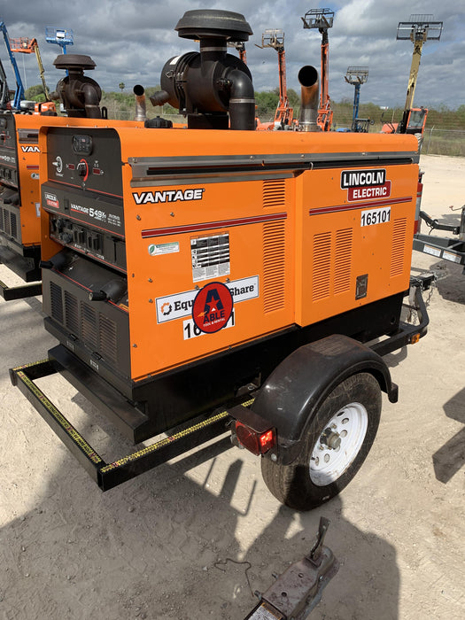 2021 Lincoln Electric Vantage 549X Ready Pak 3, ORANGE (includes trailer, cable rack, fender light kit)