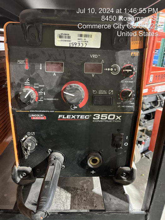 2021 LINCOLN ELECTRIC FLEXTEC 350X