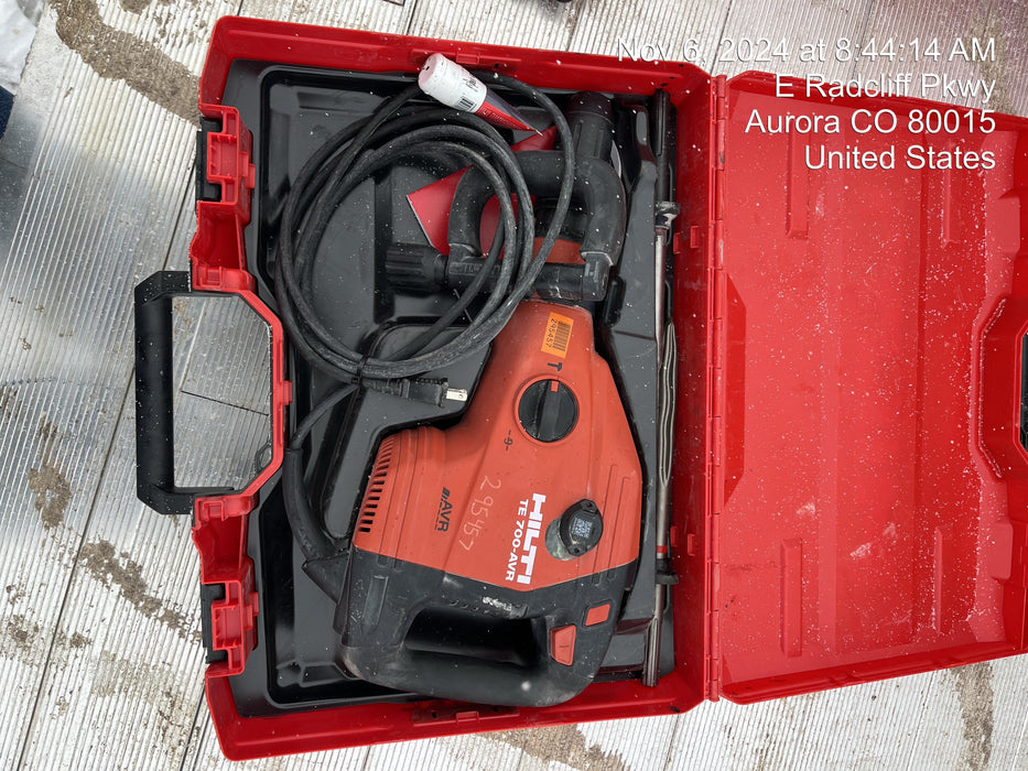 2023 HILTI TE 700-AVR