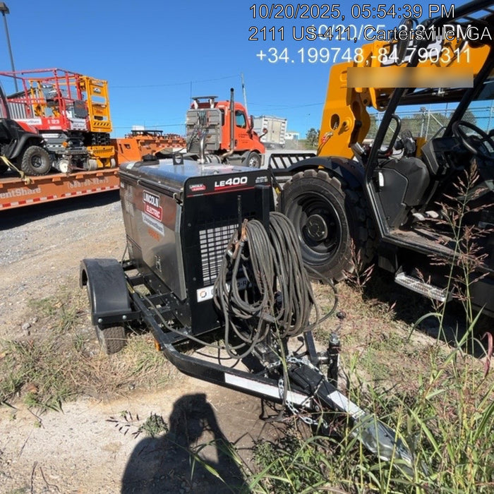 2024 Lincoln Electric LE400 Kubota V1505, Trlr, Cable Rack, Light Kit, ES Decals, T3