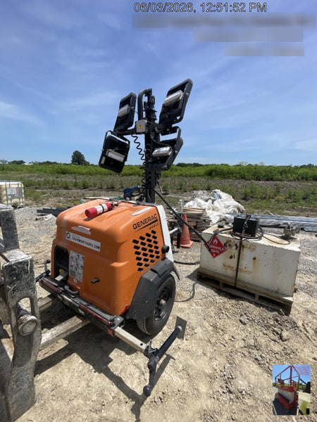 2023 Generac MLT2 Diesel, Flex Switch 120V Input, Powerzone Controller, (4) 320W LED Lights, 4kW Generator, 39.9 Gal Fuel Tank, 2" Ball, T3