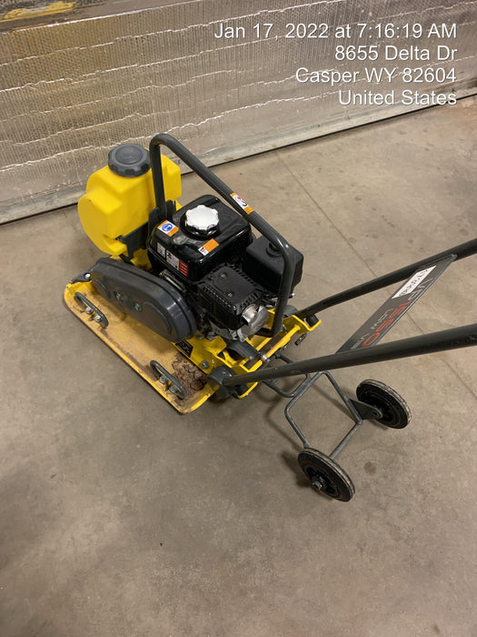 2021 Wacker Neuson VP1550AW Plate Compactor w/ Water Tank