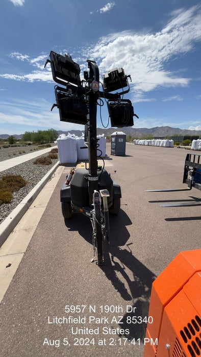 2024 Wanco WLTT-4MM4K Diesel, Deep Sea Controller, Shore Power Plug, Auto Start, (4) 350W LED Floodlights, 4kW Generator, 60 Gal Fuel Tank, 2" Ball, T3