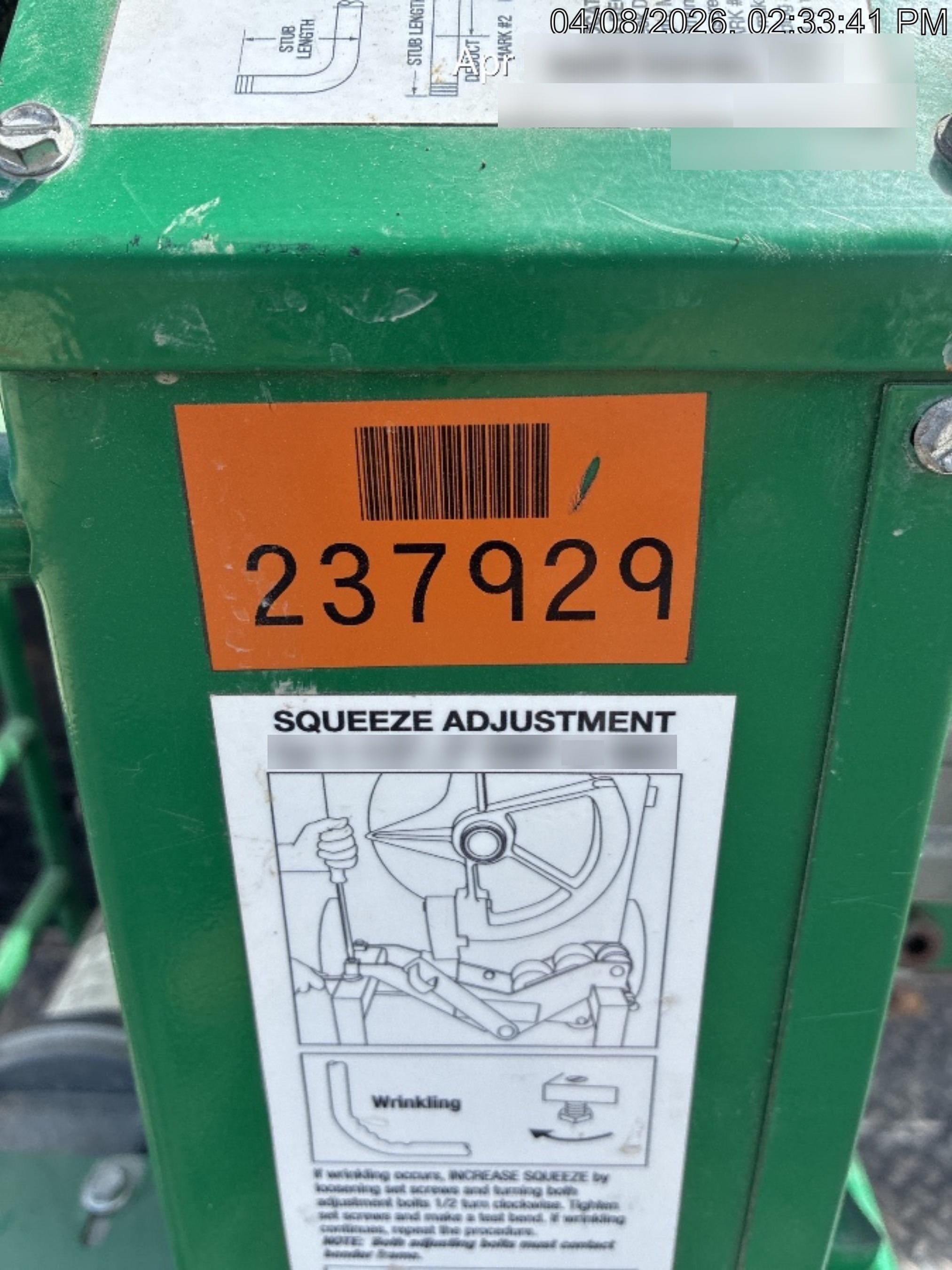 2022 GREENLEE 555C