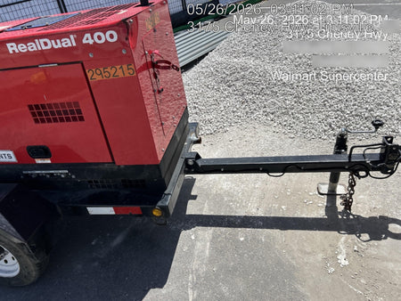 2023 Shindaiwa DGW400MDL Kubota D902 Engine, 23 HP, Dual Op Welder, Wire, Arc, Droop Stick, Tig, and CC Stick Functionality, Simulphase, 3 Phase and 1 Phase Gen Output, Single Axle NB Trlr, Slr Trckl Chrg 12V 12W, Fire Ext
