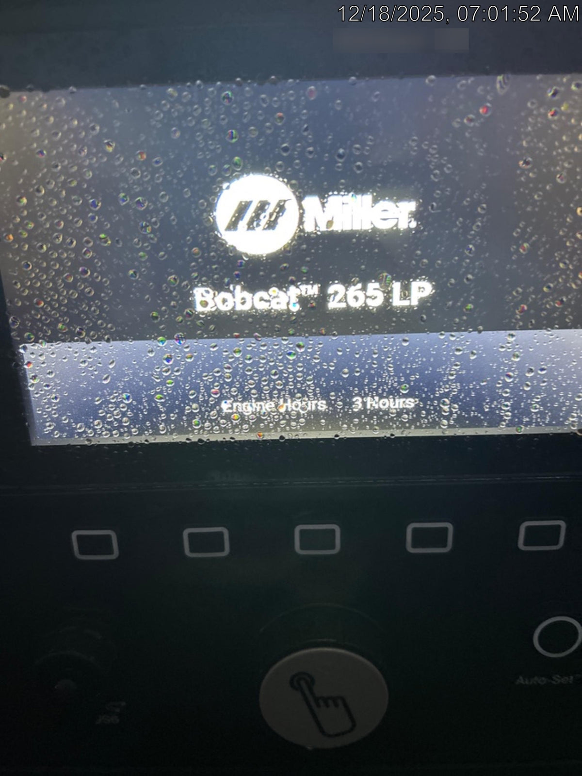 2025 MILLER ELECTRIC Bobcat 265 LP