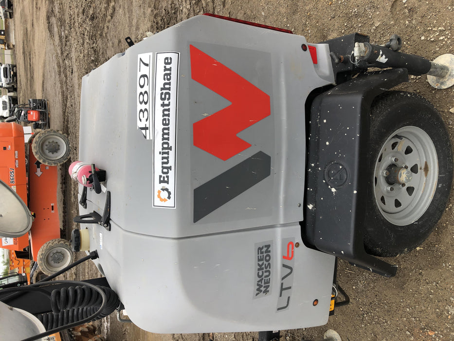 2019 Wacker Neuson LTV6L-MH Wacker Neuson LTV6L Mobile Light Tower w/Fuel Level Sensor Installed