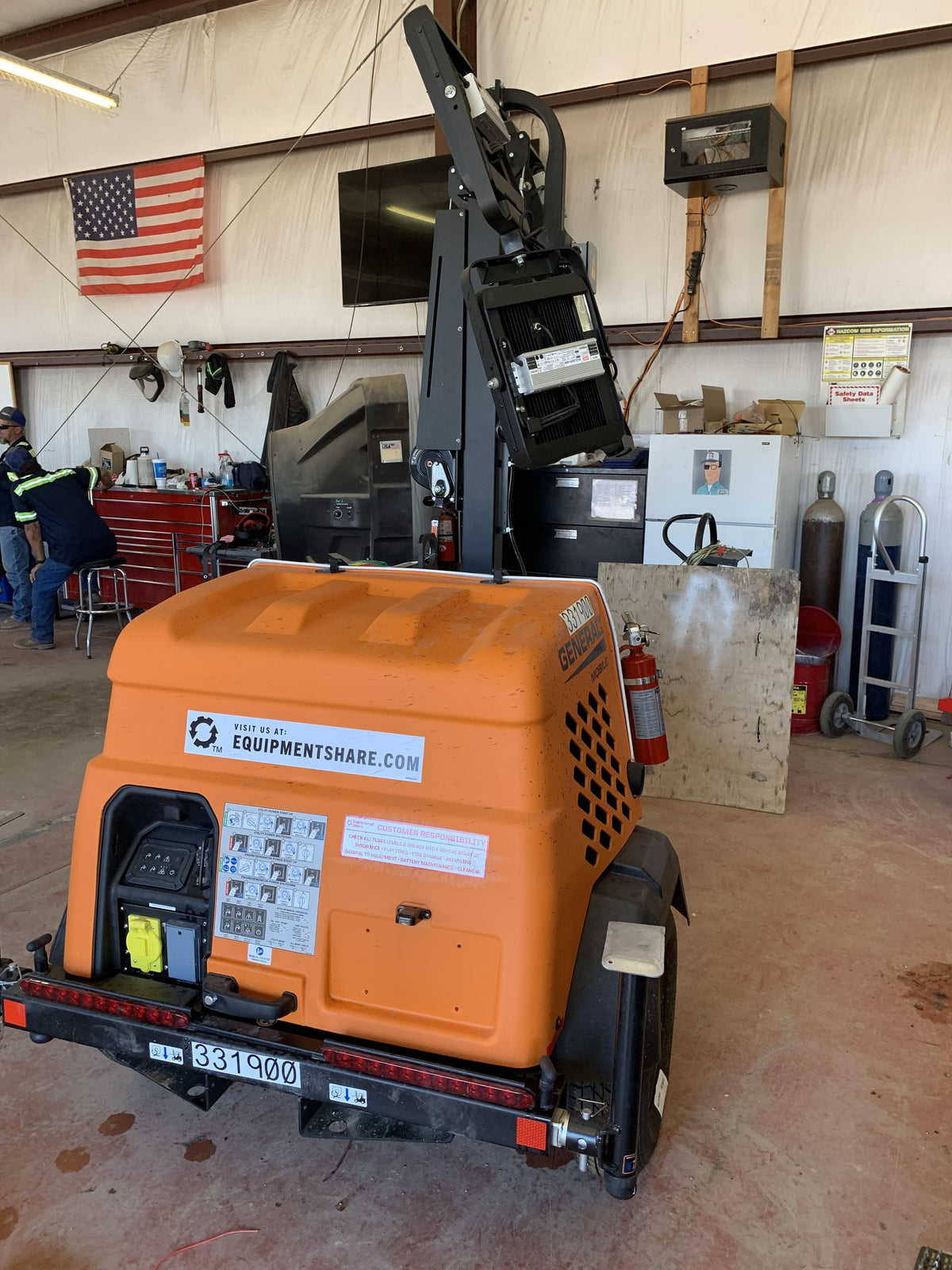 2023 Generac MLT2 Diesel, Flex Switch 120V Input, Powerzone Controller, (4) 320W LED Lights, 4kW Generator, 39.9 Gal Fuel Tank, 2" Ball, T3