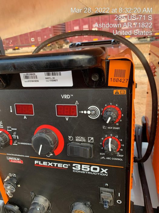 2021 LINCOLN ELECTRIC FLEXTEC 350X