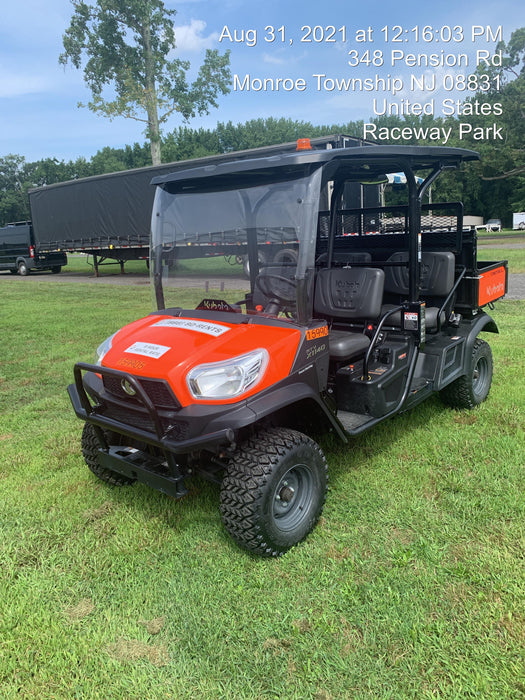 2021 Kubota RTV-X1140W-H Plastic Canopy, Windshield Acrylic Clear, LED Strobe Light, Wire Harness Kit, Back up Alarm