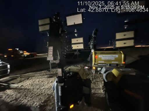 2020 Allmand NLV3GR (4) LED Light Fixture 350W, 23' Vertical Mast, 3kW Prime, Towable, Deep Sea L401, Leveling Jacks, Yanmar T4F 5.8hp