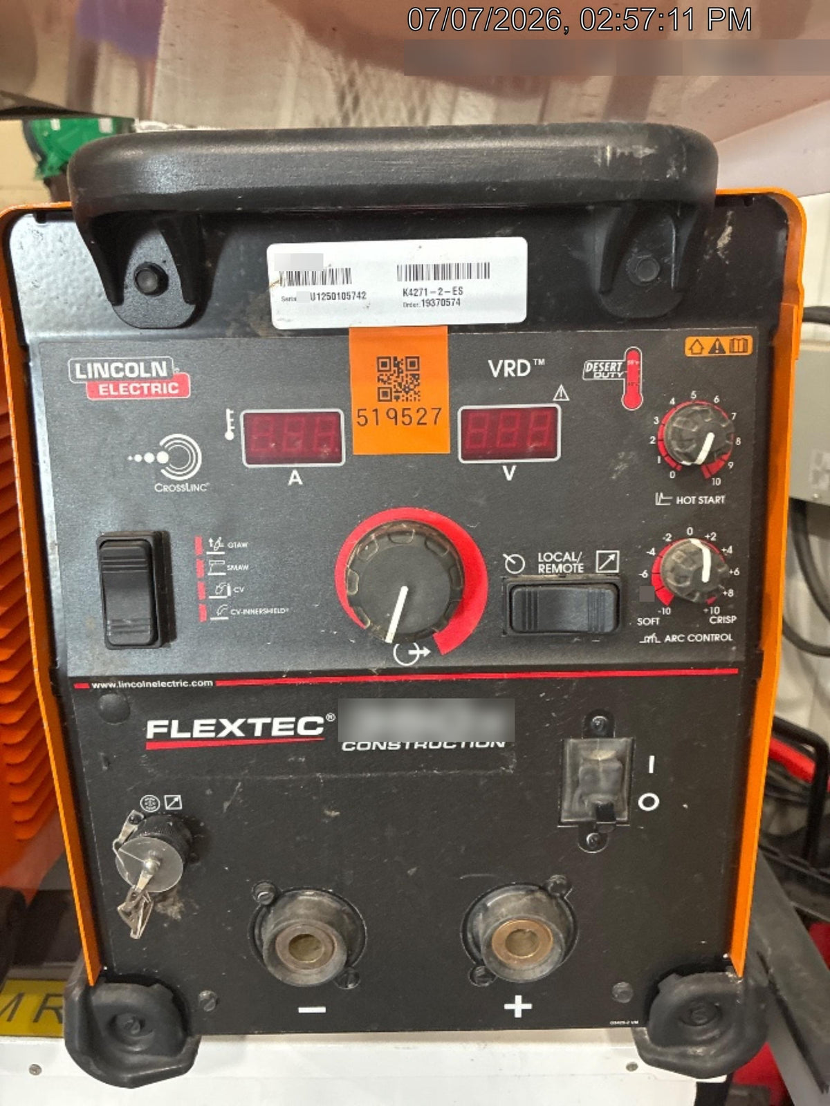 2025 LINCOLN ELECTRIC FLEXTEC 350X