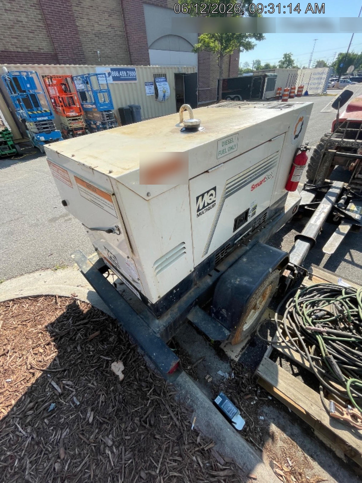 2019 Multiquip DLW400ESA4 Dual Pack, Trailer Mounted