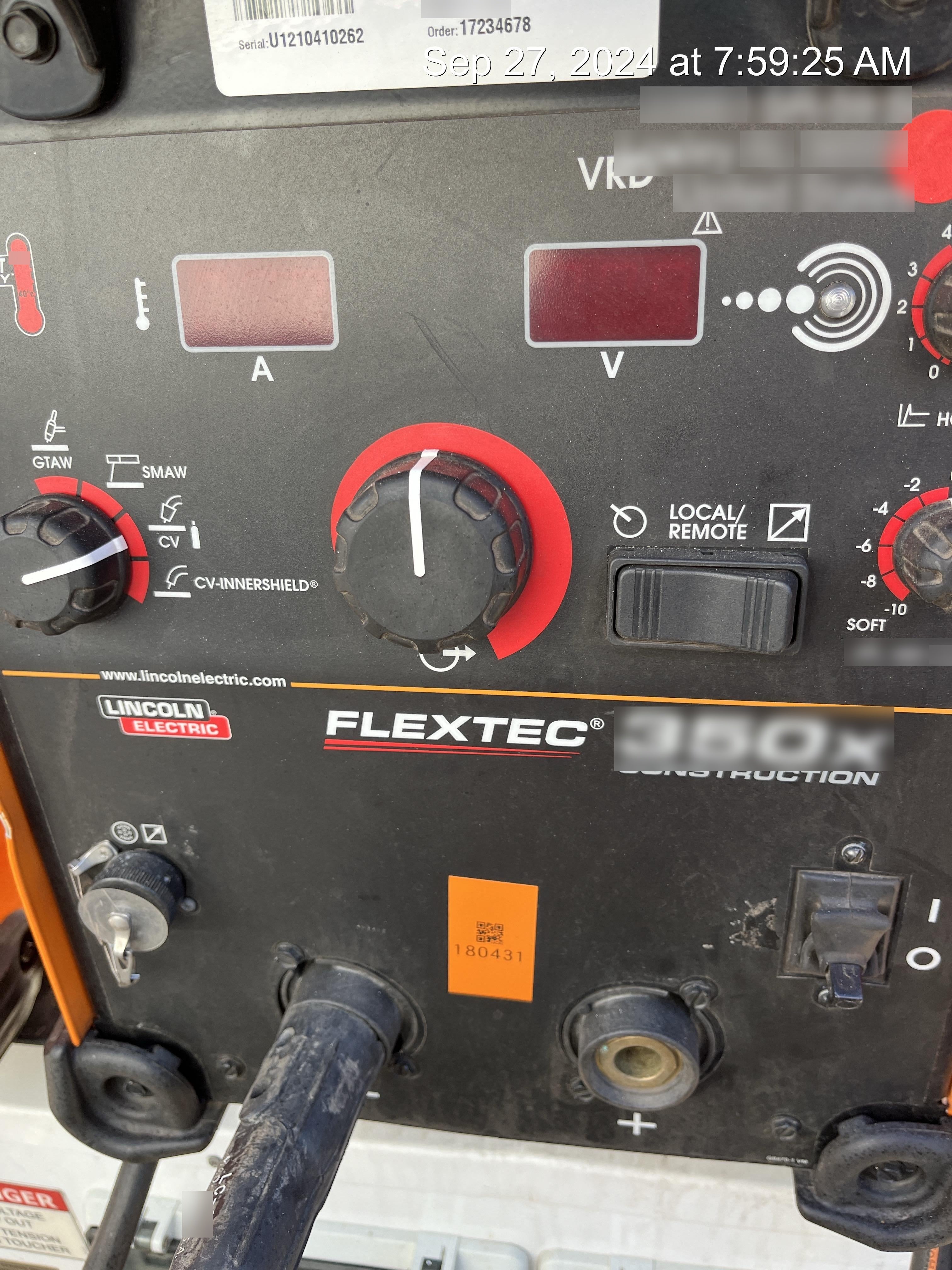 2021 LINCOLN ELECTRIC FLEXTEC 350X