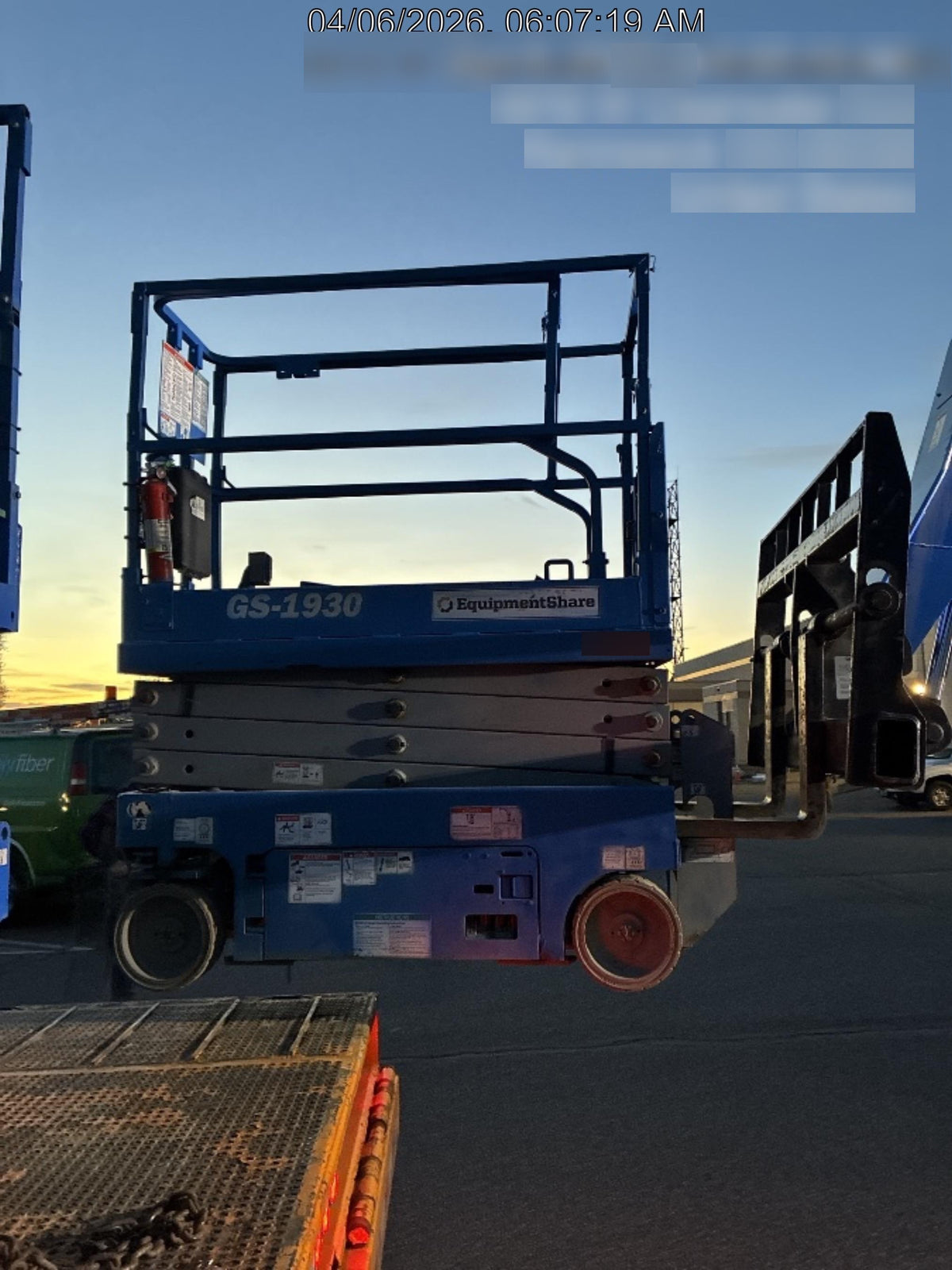 2020 Genie GS-1930 Solid Non Marking Tires, Beacon, Folding rails with half height swing gate, 800W Inverter
