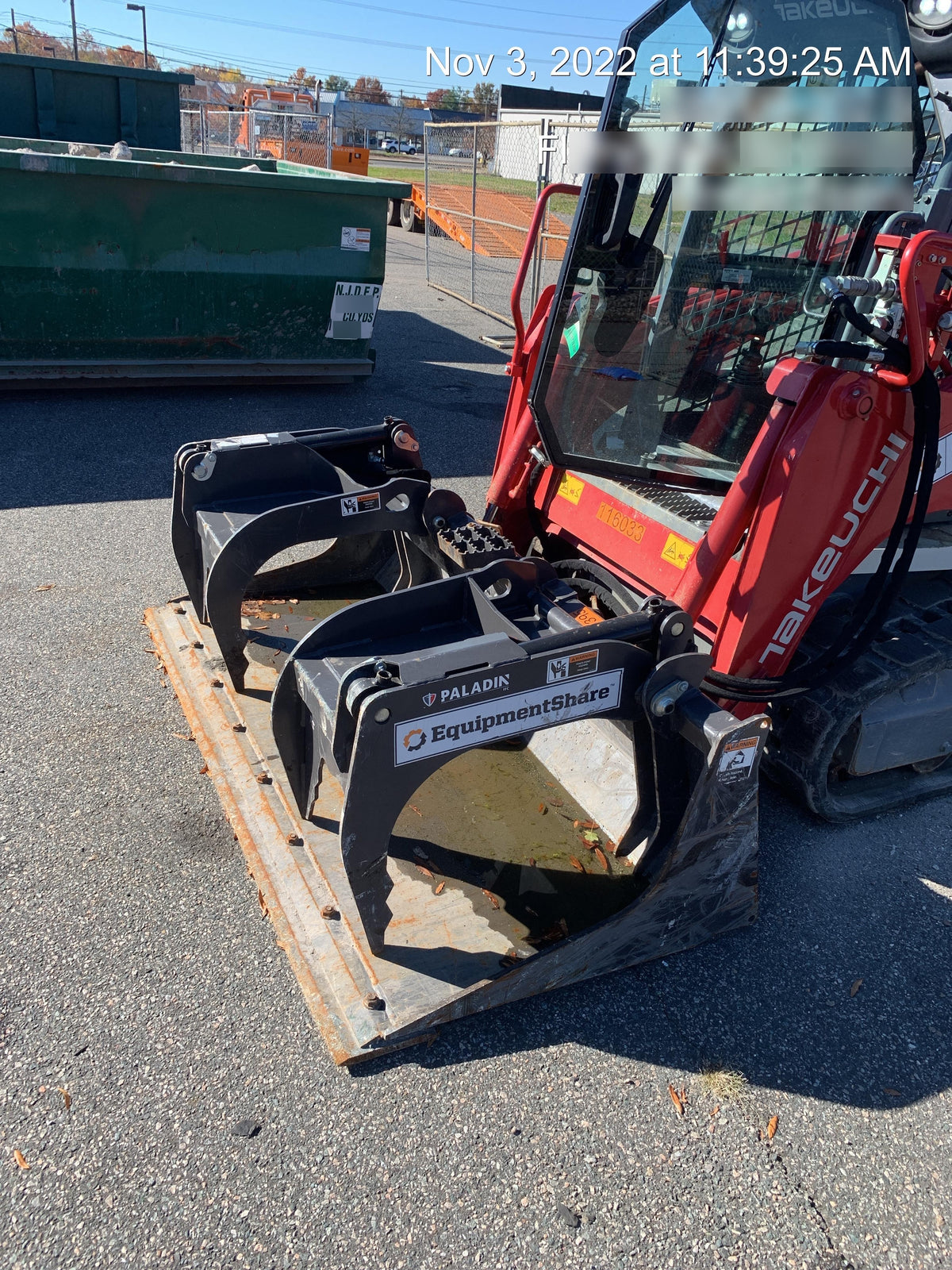 2021 PALADIN UTILITY GRAPPLE 11876-0022