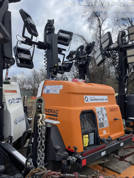 2023 Generac MLT2 Diesel, Flex Switch 120V Input, Powerzone Controller, (4) 320W LED Lights, 4kW Generator, 39.9 Gal Fuel Tank, 2" Ball, T3