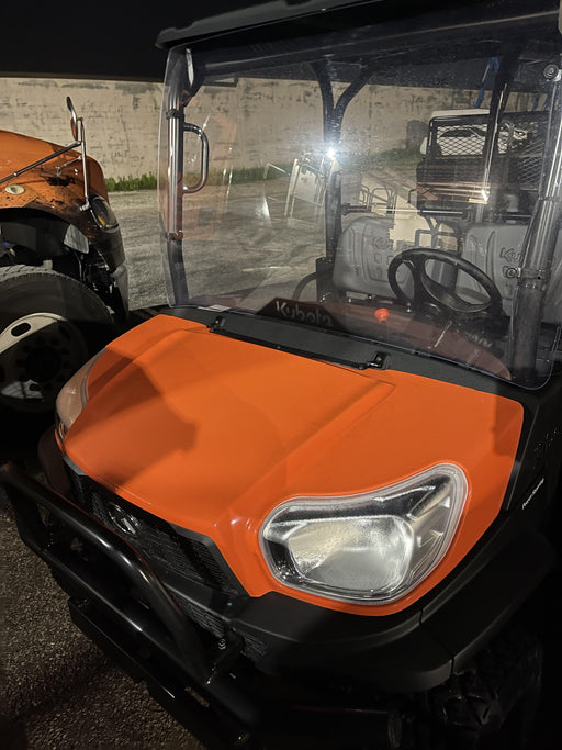 2021 Kubota RTV-X1140W-H Plastic Canopy, Windshield Acrylic Clear, LED Strobe Light, Wire Harness Kit, Back up Alarm