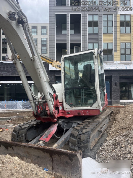 2019 Takeuchi TB290 Cab, AC, Rubber Tracks, Dozer Blade, Travel Alarm, Control Pattern Change Valve, Auxiliary Hydraulics w/18" Quick Coupler Bucket with teeth, 6.2 cu. ft. capacity/24" Quick Coupler Bucket with teeth, 8.6 cu. ft. capacity/36" Quick Coupler Bucket with teeth, 13.4 cu. ft. capacity, Quick Coupler, Hydraulic Thumb Installed