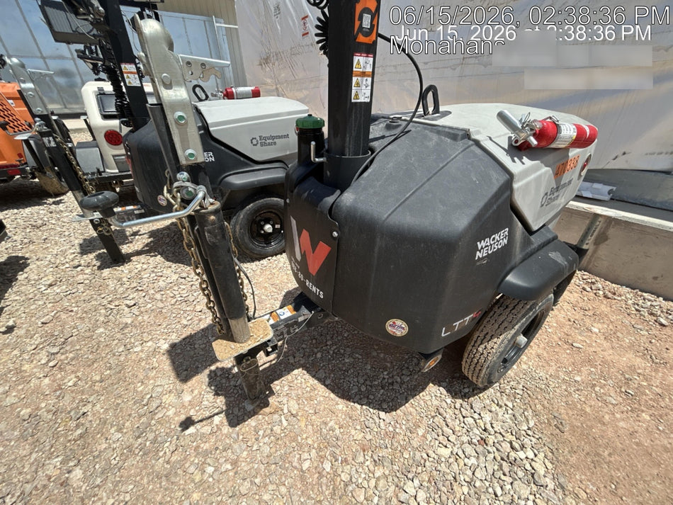 2024 Wacker Neuson LTT4 Diesel, Kohler KDW702, Deep Sea Controller, Auto Start, LED 320W, Bypass Outlet, T3