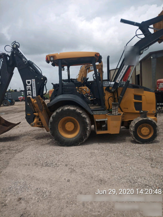 2019 John Deere 310LEP - Extendable Stick 4WD, Canopy, Extendable dipper, ISO Controls, Rear Auxiliary Hydraulics, Manual QC, Buckets: 12”, 18”, and 24”, 5 Year/5,000 Hr Extended Powertrain and Hydraulics Warranty