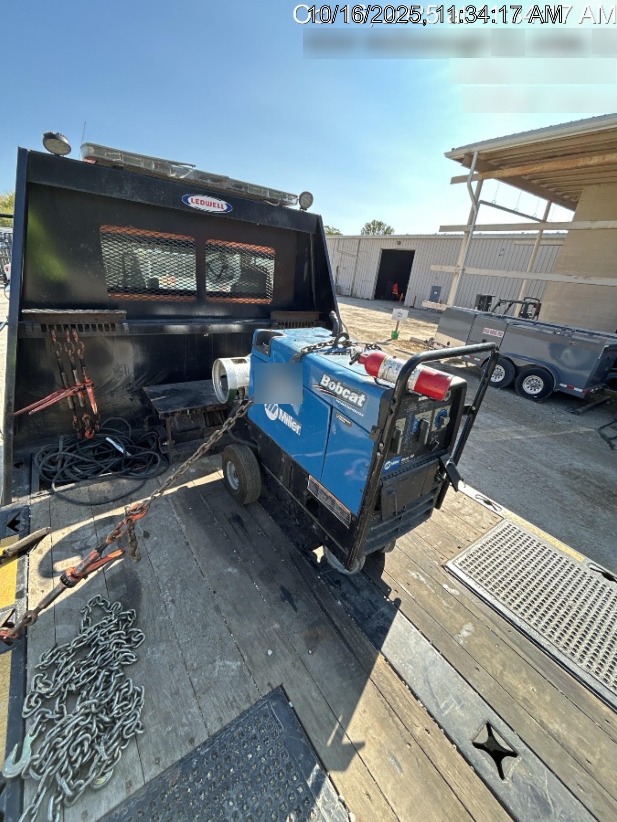 2019 Miller Electric BOBCAT 250 LP/Propane, Running Gear, Tank Bracket, Hose