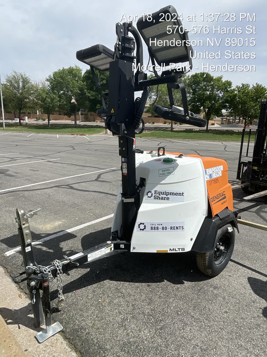 2023 Generac MLT2 Diesel, Flex Switch 120V Input, Powerzone Controller, 
(4) 320W LED Lights, 4kW Generator, 39.9 Gal Fuel Tank, 2" Ball, T3