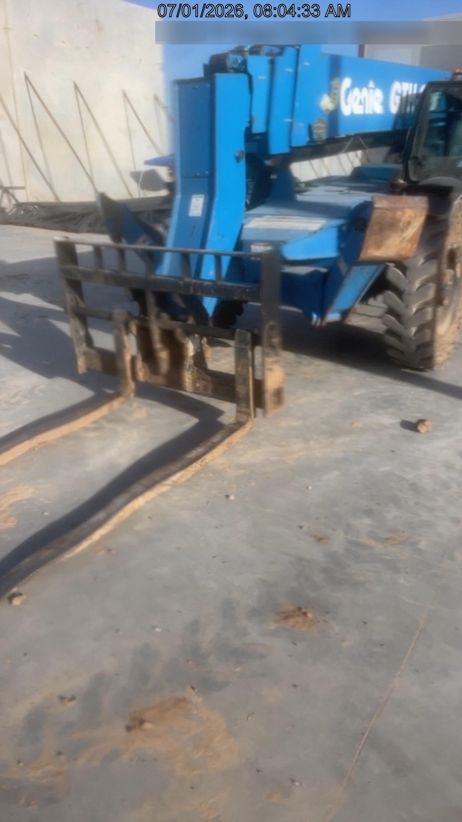 2019 Genie GTH-1056 Genie GTH-1056 w/CAB, Solid Tires, Work Lights, 60" carriage/forks, cab mesh, beacon