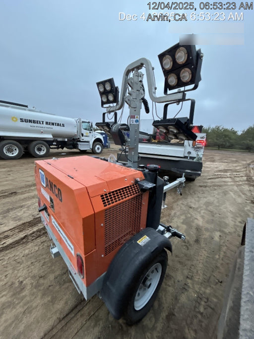 2024 Wanco WLTT-4MM4K Diesel, Deep Sea Controller, Shore Power Plug, Auto Start, (4) 350W LED Floodlights, 4kW Generator, 60 Gal Fuel Tank, 2" Ball, T3