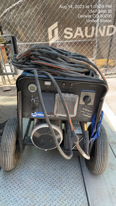 2023 Miller Electric Blue Star 185 Engine Driven Welder, Electric Start, 13 hp, Gas, 6,500 W Peak 907664