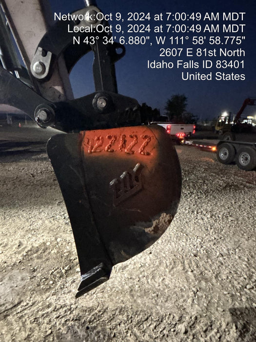 2024 TAG MANUFACTURING 24" Ditching Bucket, Mini Excavator