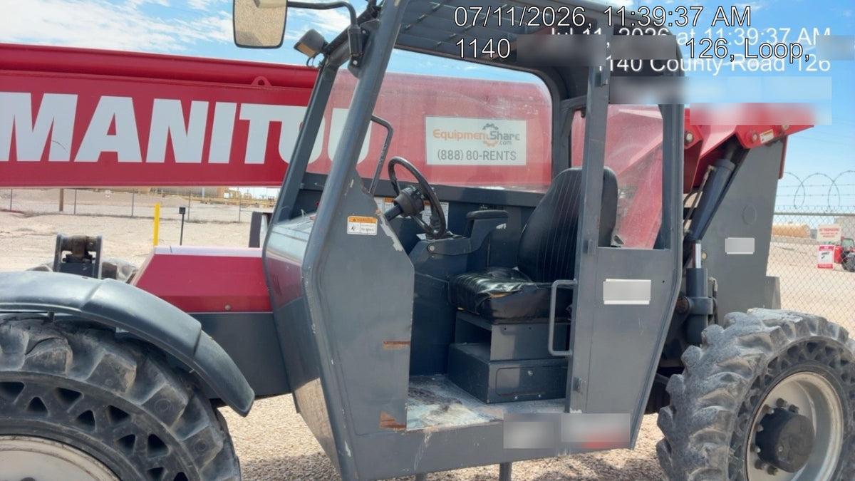 2018 Manitou MTA10055 MTA10055 - 74 HP T4, Canopy, Worklights/Strobe, Beacon, 66" Carriage, 60" Forks, Solid Tires, Lift Hook, Aux Hydraulics