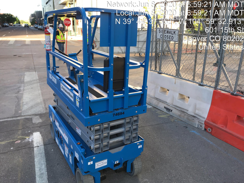 2020 Genie GS-1930 Fixed rails with chain entry gate - Pre A92.20