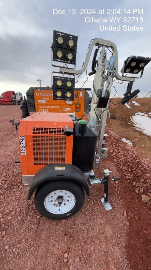 2024 Wanco WLTT-4MM4K Diesel, Deep Sea Controller, Shore Power Plug, Auto Start, (4) 350W LED Floodlights, 4kW Generator, 60 Gal Fuel Tank, 2" Ball, T3