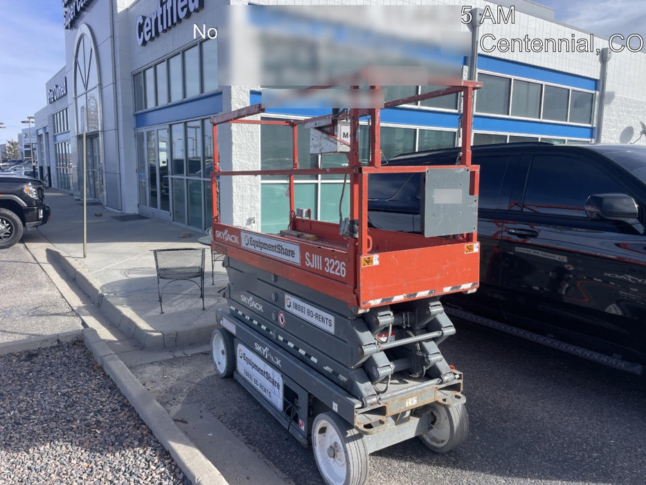 2019 Skyjack SJIII-3226 Standard Options