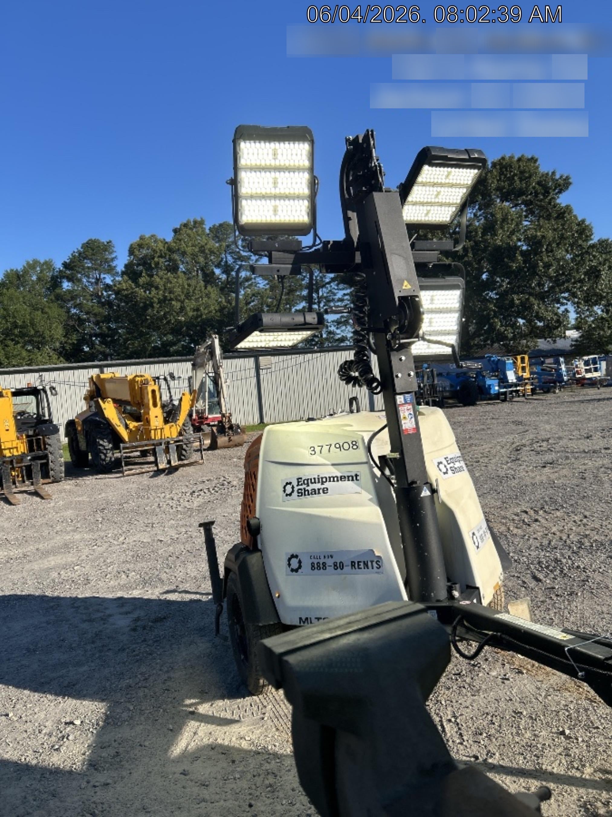 2023 Generac MLT2 Diesel, Flex Switch 120V Input, Powerzone Controller, 
(4) 320W LED Lights, 4kW Generator, 39.9 Gal Fuel Tank, 2" Ball, T3