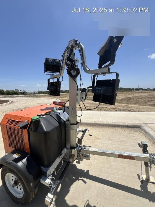 2024 Wanco WLTT-4MM4K Diesel, Deep Sea Controller, Shore Power Plug, Auto Start, (4) 350W LED Floodlights, 4kW Generator, 60 Gal Fuel Tank, 2" Ball, T3